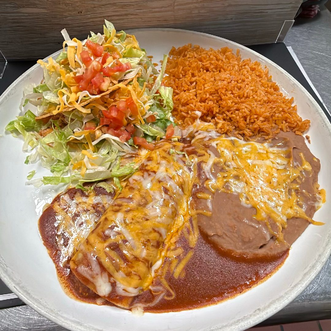 #24 2 Tacos and 1 Enchilada.