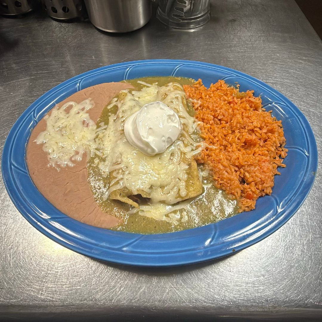 Enchiladas Verdes.