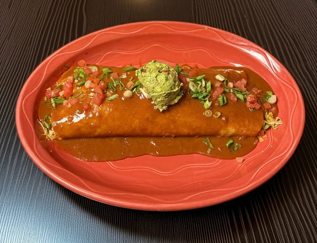 Vegetarian Expresso Burrito.