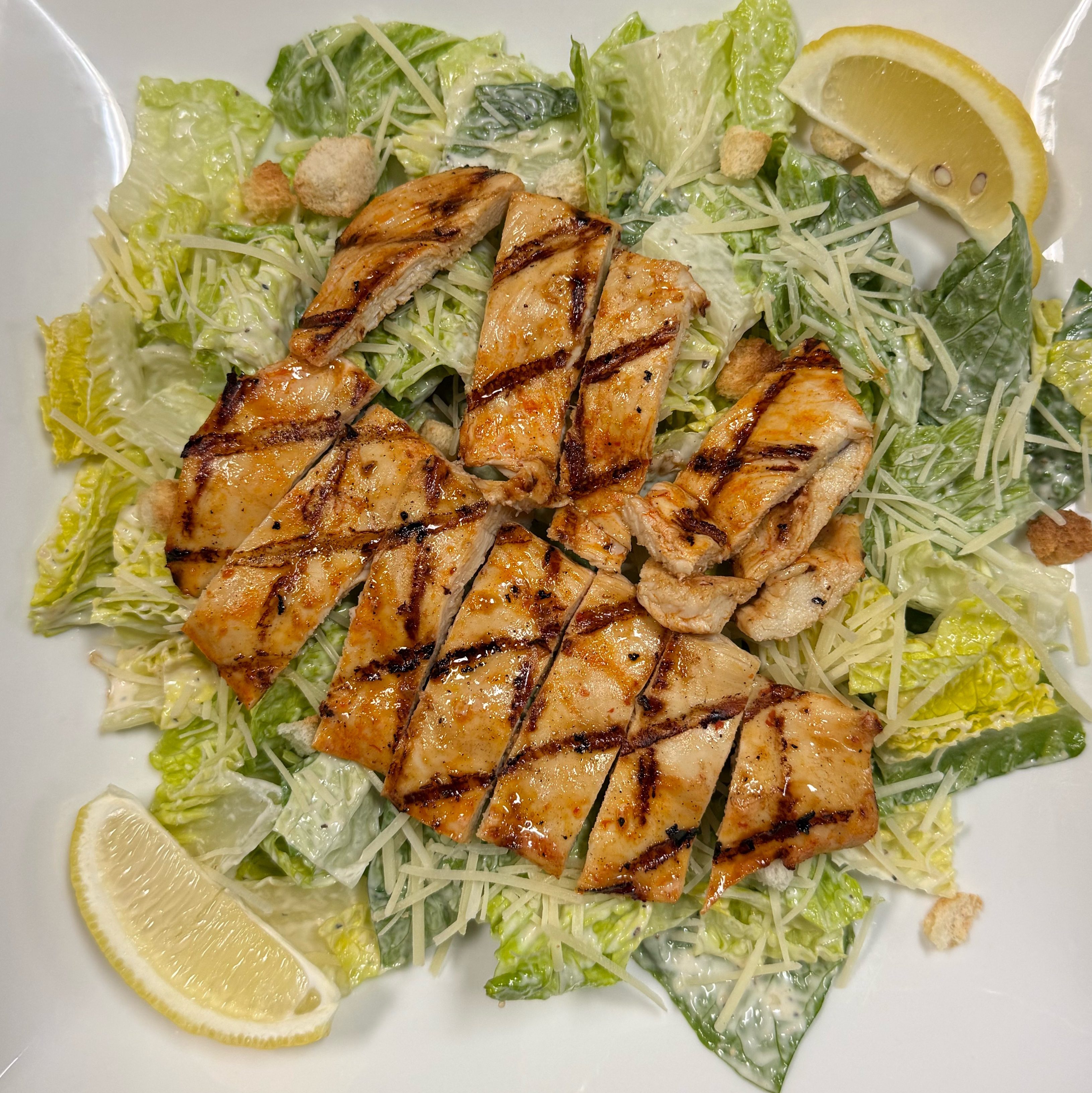 Chicken Caesar Salad.